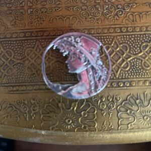 Vintage sterling Silver  pendant / Brooch  huge piece 1 1/2 inches across